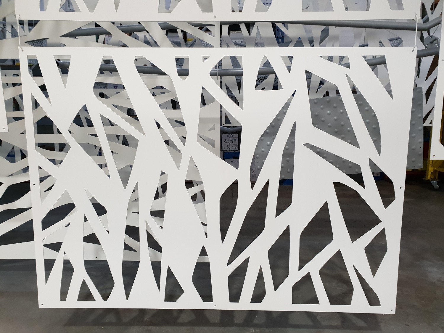 Application de peinture au sol